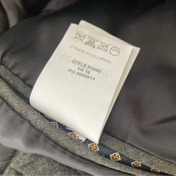 J. Crew Ludlow Topcoat in Italian Wool Cashmere Heather Charcoal F5543 $450 - Picture 13 of 17